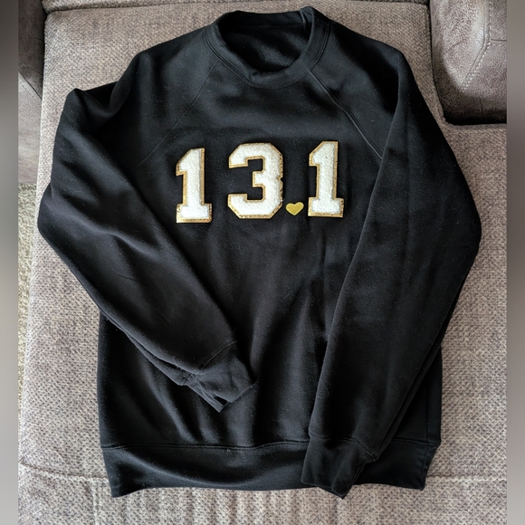 Black Sweatshirt with Gold 13.1 Design - Picture 1 of 4